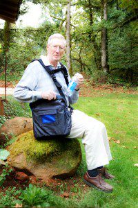 Osteoporosis Sufferers Using BackTpack while seated